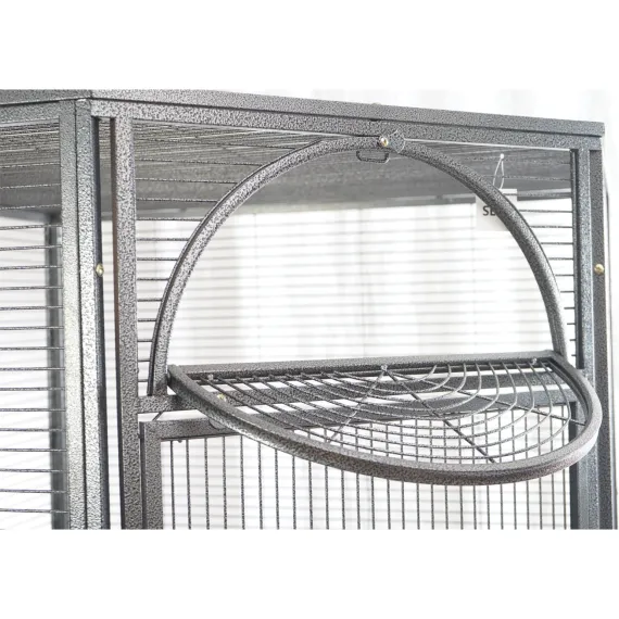 YES4PETS 185cm XXL Corner Bird Cage Pet Parrot Aviary  Perch Castor Wheel