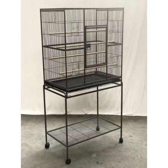YES4PETS 161 cm Bird Cage Parrot Aviary Pet Stand-alone Budgie Perch Castor Wheels
