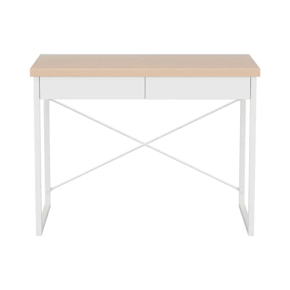 Artiss Computer Desk Drawer Storage Oak 100CM