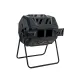 Gardeon Dual-Chamber Compost Bin 160L Rotating Tumbler Black