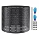 1000L Outdoor Expandable Compost Bin, Large Capacity Composter