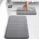 Bath Mat, Non-slip bath mat, Shower mat, Memory Foam Bath Mat, Super soft absorbent bath mat, 40 x 60 cm, Grey