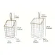Wire Woven Storage Basket for Home Organization Sundry Basket Decorative Storage - Large