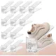 Shoe Slots Organizer for Closet,12PACK Shoe Stacker Shoe Rack Organizer for Closet Space Saver Storage Shoe Holder Organization(Transparent)