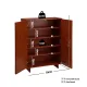 Artiss Shoe Cabinet 5 Tier Storage Organiser w/ Adjustable Shelves Bamboo