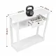 Artiss Console Table Entryway Hallway Sofa Side Table Drawer Shelf 100CM White