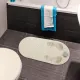 Non-Slip Shower Mat - Bath Mat with Suction Cups and Massage - Anti-Slip Shower Cabin Mat - 80x40cm - Mat for the Bath - Mat for the Bathroom - Includes Hanging Bracket - Mold Resistant & Machine Washable Bath Mats - Shower - Brown - Non-Slip Shower Mat