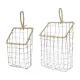 Wire Woven Storage Basket for Home Organization Sundry Basket Decorative Storage - Large