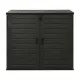 Gardeon Outdoor Storage Box 1170L Container Lockable Cabinet Tool Organizer Shed Black