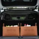 2pcs Felt Storage Basket Foldable Large Bear Basket Car Boot Basket for Dirty - Beige