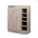 Artiss Shoe Rack Cabinet 21 Pairs Adjustable Shelves Pine Clair