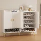 Artiss Shoe Rack Cabinet 5 Tiers 30 Pairs White