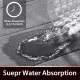 Bath Mat, Non-slip bath mat, Shower mat, Memory Foam Bath Mat, Super soft absorbent bath mat, 40 x 60 cm, Grey