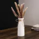 Ceramic Vase - Flowers Vase Modern Home Decor, White Geometric Decorative Vases for Living Room, Dried Flower Vase, Mantel