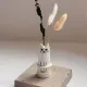 Tiny Vase, Mini Handmade Whiskers Vase, Unique Handpainted Vase Decor, Tiny Modern Vase for Modern Home Decor