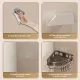 Gray Shower Caddy 3-Tier Corner Caddy Shower Hooks Bathroom Storage Rust-Resistant