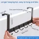 Coat Rack For Door, Black Stainless Steel Coat Hook, 6 Hooks Coat Rack For Bedroom Bathroom Kitchen Door Türhaken-6