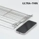 Folding Table Extension Rack Outdoor Camping Storage Shelf With Hanging Basket