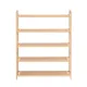 Artiss 5 Tier Shoe Rack Bamboo Storage Organiser Pine