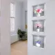 3D Vase Wall Stickers White Vases Daisy Flower Wall Decal DIY Rose Floral Wall Decor Removable Waterproof Wall Art  (Vase Daisy)