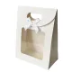 24PCS Bow Flap Tote Bag Reusable Shopping Carry Bag Gift Party Packaging Bag - 26x19x9cm