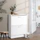 Artiss Shoe Rack Cabinet Adjustable Shelves 24 Pairs White Iris