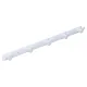 Wall Mounted Coat Rack Modern Stylish Coat Hanger Rack with 5 Hooks for Bathroom Living Room White