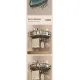 Gray Shower Caddy 3-Tier Corner Caddy Shower Hooks Bathroom Storage Rust-Resistant