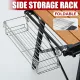 Folding Table Extension Rack Outdoor Camping Storage Shelf With Hanging Basket