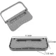 Shoe rack - 4 pieces - Grey - Foldable - Wall-mounted shoe rack - Foldable shoe rack - Punch-Free - Simple shoe rack - Plastic