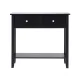 Artiss Console Table Hallway Sofa Entryway Entrance 2 Drawers 80CM Black