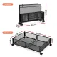 Artiss 2X Under Bed Storage Containers Metal Boxes Quilt Organiser with Wheels