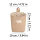 4 Pieces Foldable Storage Basket With Handle, Hanging Storage Bag, Cotton Linen Storage Basket Bag, 4 Colors, For