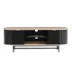 Artiss TV Unit Entertainment Unit Storage Cabinet Black Pine