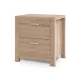 Artiss Bedside Table 2 Drawers - MAXI Pine
