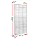 Artiss Bookshelf CD Storage Rack - BERT White
