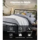 Artiss Bed Frame Metal Bed Frame LEO - Queen (Black)