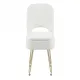 Artiss Storage Ottoman Vanity Stool Foot Stool Folding Back White