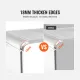 Acrylic End Table, C-Shaped Lucite Side Table, Clear Acrylic Side Table for Drink, Food, Snack used in Living Room, Bedroom, and Study