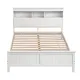 Artiss Queen Bed Frame with Storage Headboard and Footboard Wooden Bed Base White