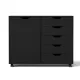 Artiss Mobile Filing Cabinet 5 Drawer with Door Modern Storage Cabinet Printer Stand