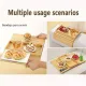 Sofa Armrest Foldable Tray Organizer Dinner Plate Storage Tray Multi-purpose