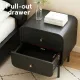 Artiss Bedside Table 2 Drawers Side End Table Nightstand Black