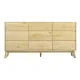 Artiss 9 Chest of Drawers Tallboy Cabinet - XAVI Pine