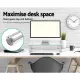 Artiss Monitor Stand Riser with Height Adjustable Computer Laptop Printer Screen Glass Display Shelf