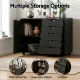 Artiss Mobile Filing Cabinet 5 Drawer with Door Modern Storage Cabinet Printer Stand