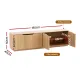 Artiss TV Unit Entertainment Unit Storage Cabinet 180cm Pine