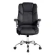 Artiss Executive Office Chair Leather Tilt Black