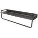 Shower Caddy Grey Shower Organizer Shelf Easy Install Aluminium Alloy Large Capacity Shower Accessory for Bathroom Home 50cm / 19.7in