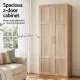 Artiss 2x Buffet Sideboard Cabinet Pantry Hutch Kitchen Storage Organiser Pine
